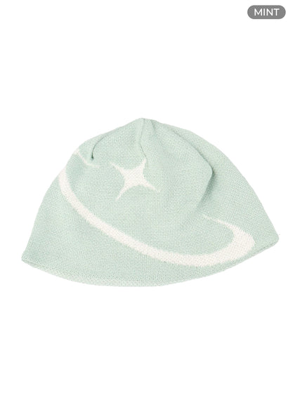 graphic-beanie-oa429 / Mint