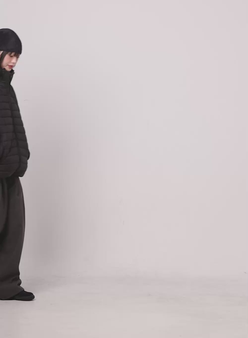 Oversized Hooded Puffer Jacket CJ501