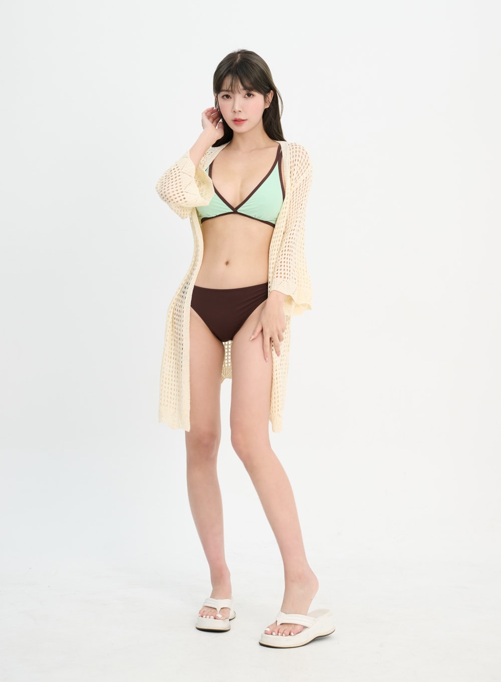 Knit Cover-Up Robe IN302