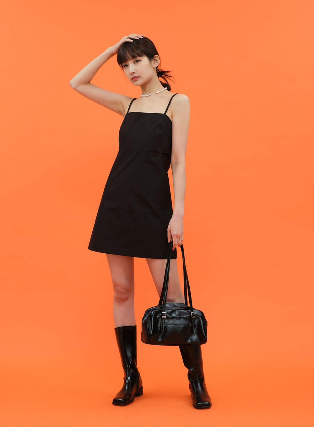 Mini Strap Sleeveless Dress C1703