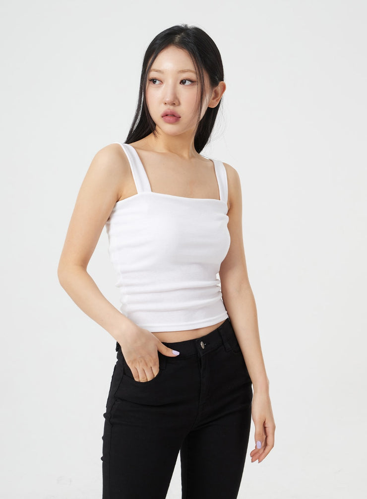 Square Neck Sleeveless Tee BM304