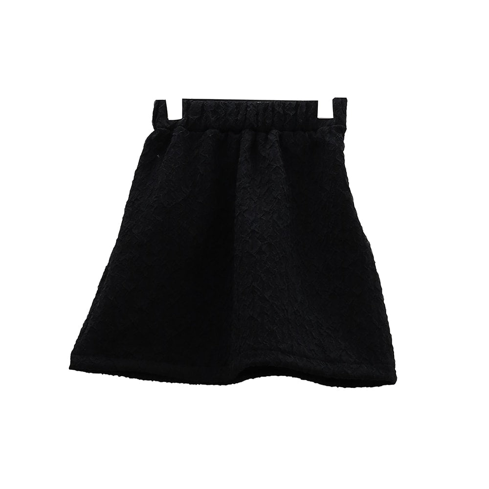 Banded Textured Mini Skirt OA25