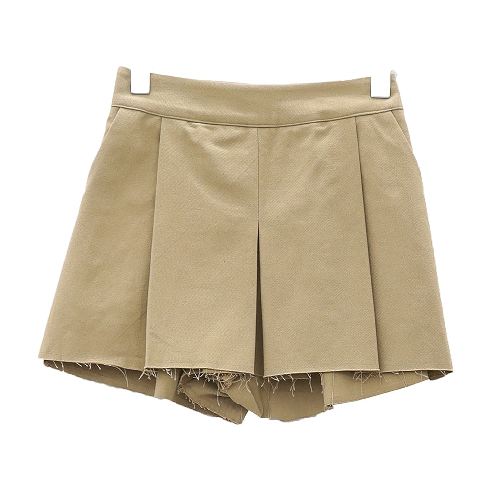 Cotton Pleated Shorts OM18