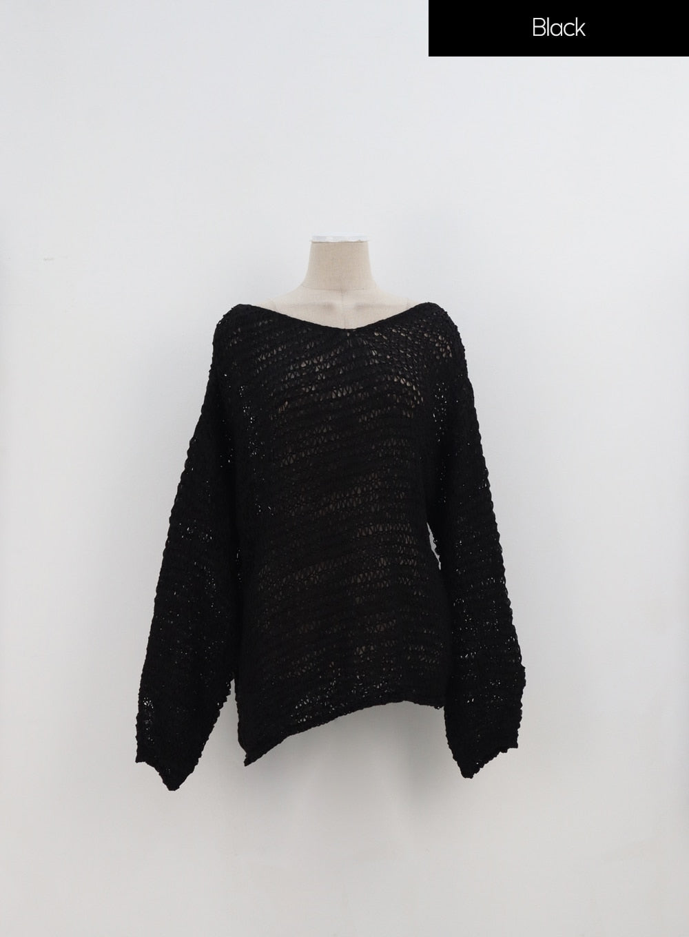 Cover-Up Mesh Sweater