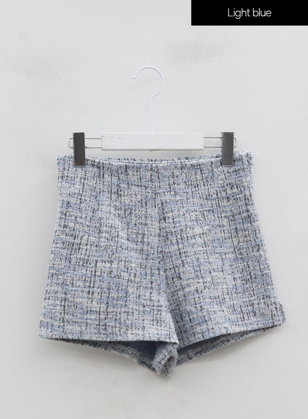 Tweed Pearl Button Jacket And Short Pants Set IO19