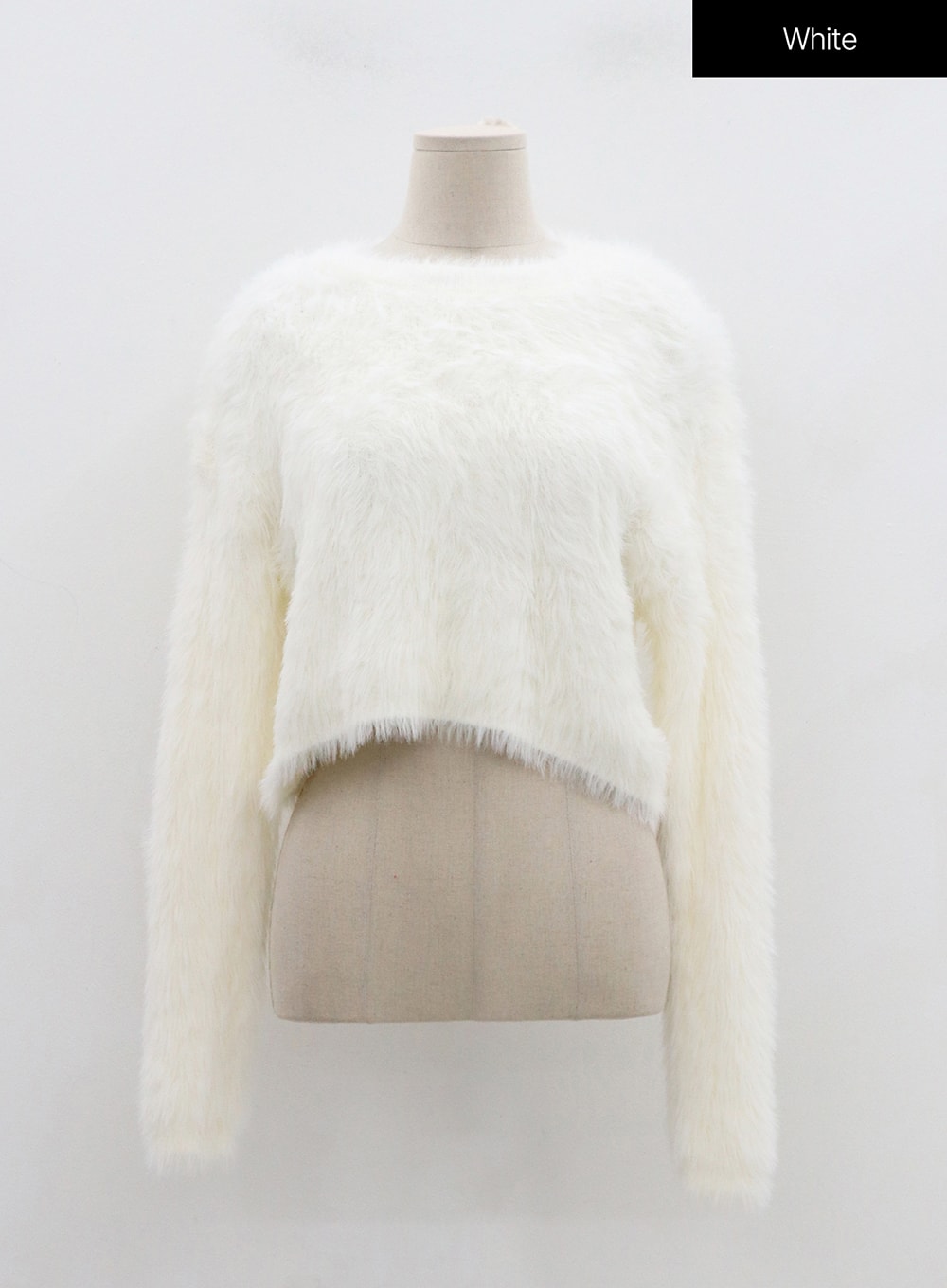 Faux Fur Crop Knit OD02