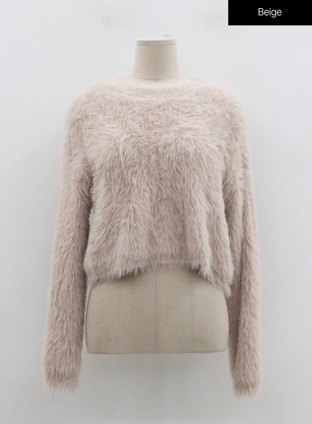 Faux Fur Crop Knit OD02