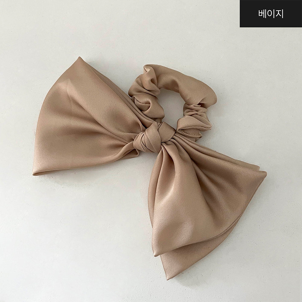 Satin Ribbon Hair Scrunchie