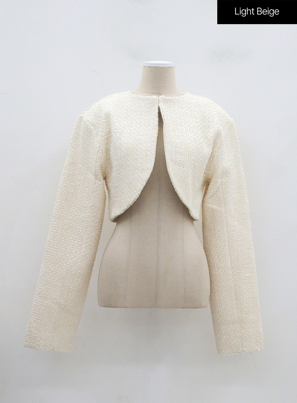 Tweed Cropped Jacket BJ331